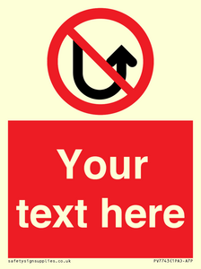 Custom prohibition No u turns